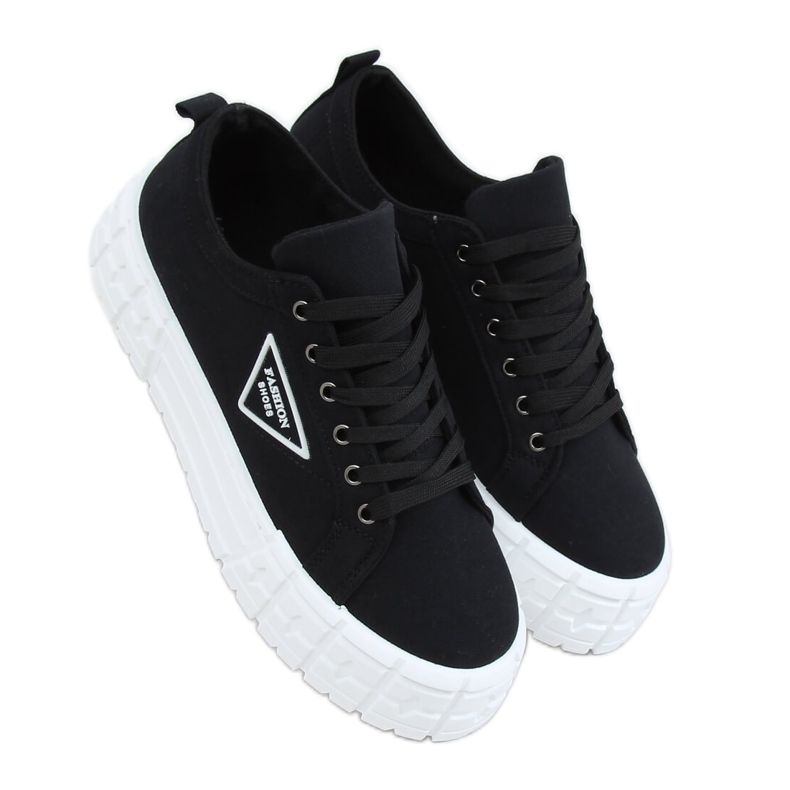 Tênis feminino preto LA134 Preto