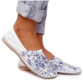 Feminino Couro Maciejka Ballerinas Branco 01930-85 multicolorido