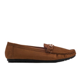 Mocassins femininos de camelo de Keyla marrom
