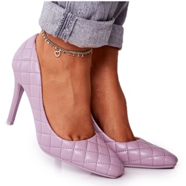 PS1 Stilettos Violet Acolchoado Elegante Rosanna roxo