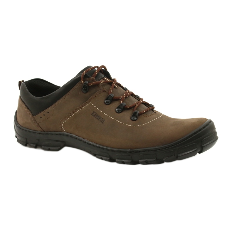 Kampol Sapatos de trekking masculinos 36 oliva verde