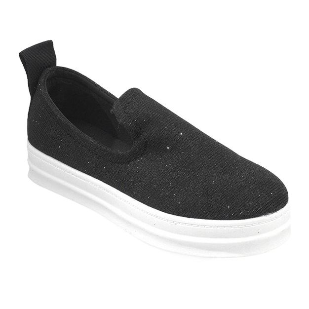 Love Slip On SK73 Preto Slip-On Tênis
