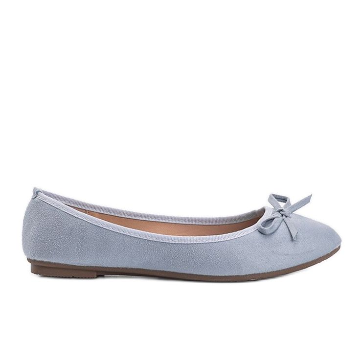 Bailarinas Angelina Blue com um arco azul Bailarinas Angelina Blue com um arco azul