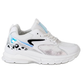 SHELOVET Tênis Confortáveis ​​da Moda branco