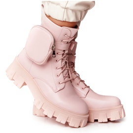 PS1 Trabalhadores de Botas com Plataforma Rosa Sábado PS1 Trabalhadores de Botas com Plataforma Rosa Sábado