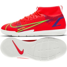 Chuteiras Nike Mercurial Superfly 8 Academy Ic Jr CV0784 600 vermelho laranjas e tintos