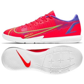 Chuteira Nike Mercurial Vapor 14 Academy Ic CV0973 600 vermelho laranjas e vermelhos