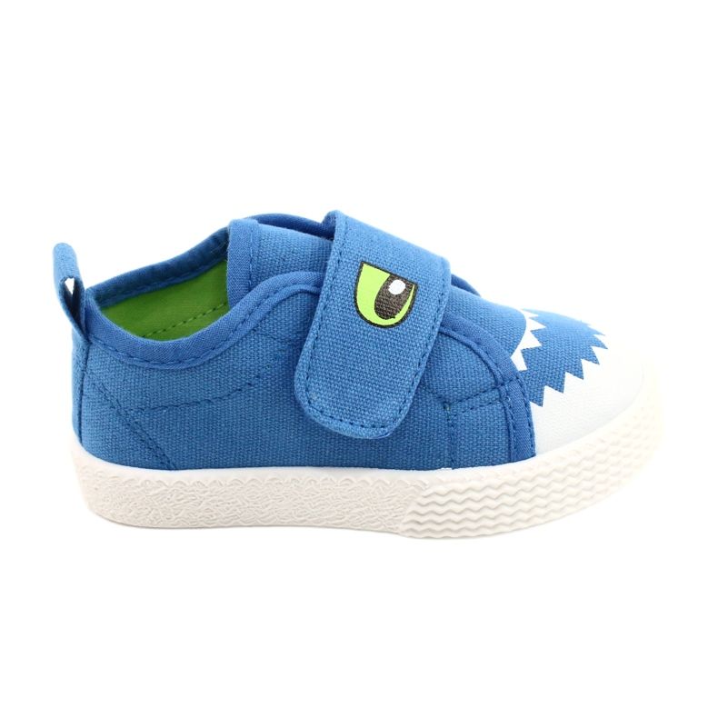 News Crocodilo de Tênis de Velcro Crianças 21dz26-3923 azul