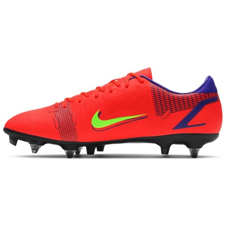 Chuteira Nike Mercurial Vapor 14 Academy SG-PRO Ac M CV0976 600 vermelho vermelho