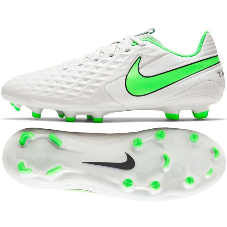 Chuteiras Nike Tiempo Legend 8 Academy Mg M AT5292 030 branco branco