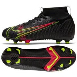 Chuteiras Nike Mercurial Superfly 8 Academy Mg Jr CV1127 090 preto preto Chuteiras Nike Mercurial Superfly 8 Academy Mg Jr CV1127 090 preto preto