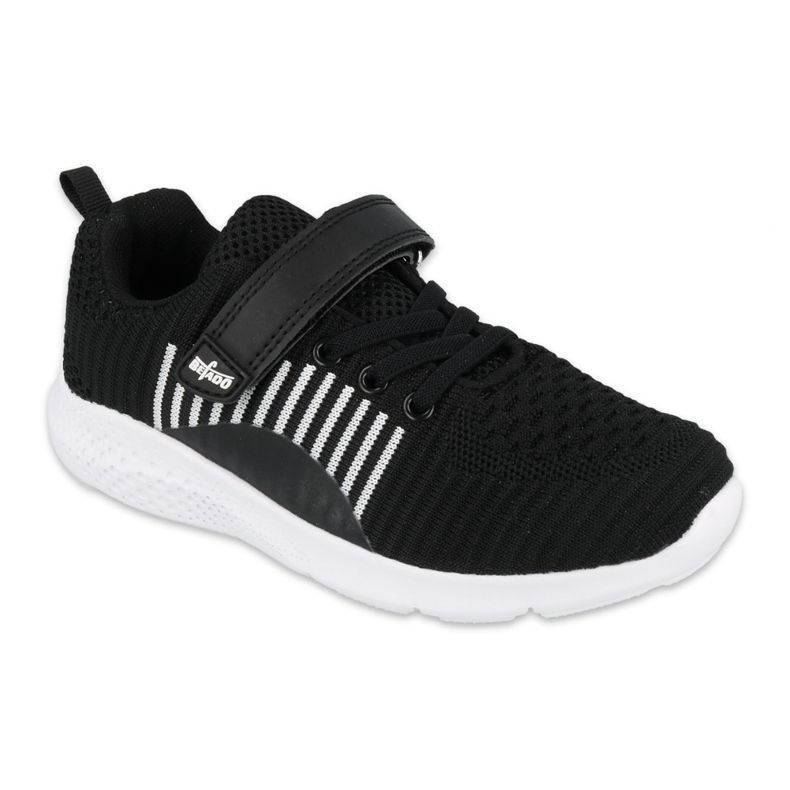 Sapatos juvenis Befado 516Q062 branco preto