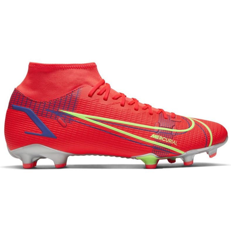 Chuteira Nike Mercurial Superfly 8 Academy FG / MG CV0843 600 vermelho vermelho