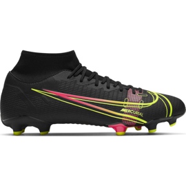 Chuteiras Nike Mercurial Superfly 8 Academy FG / MG CV0843 090 preto preto
