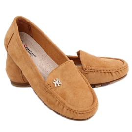 Mocassins femininos Camel GS13P Tan marrom