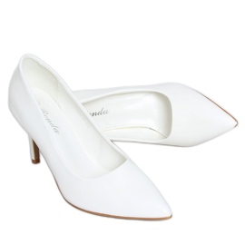 Salto alto feminino branco S-631 Branco