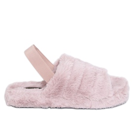 Chinelos femininos com elástico lilás X8130 Roxo tolet