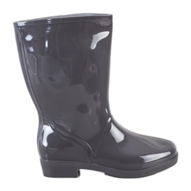 SHELOVET Shiny High Wellies cinza