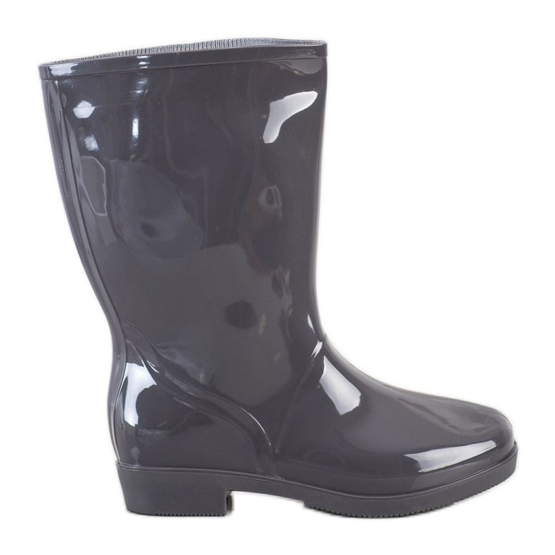 SHELOVET Shiny High Wellies cinza
