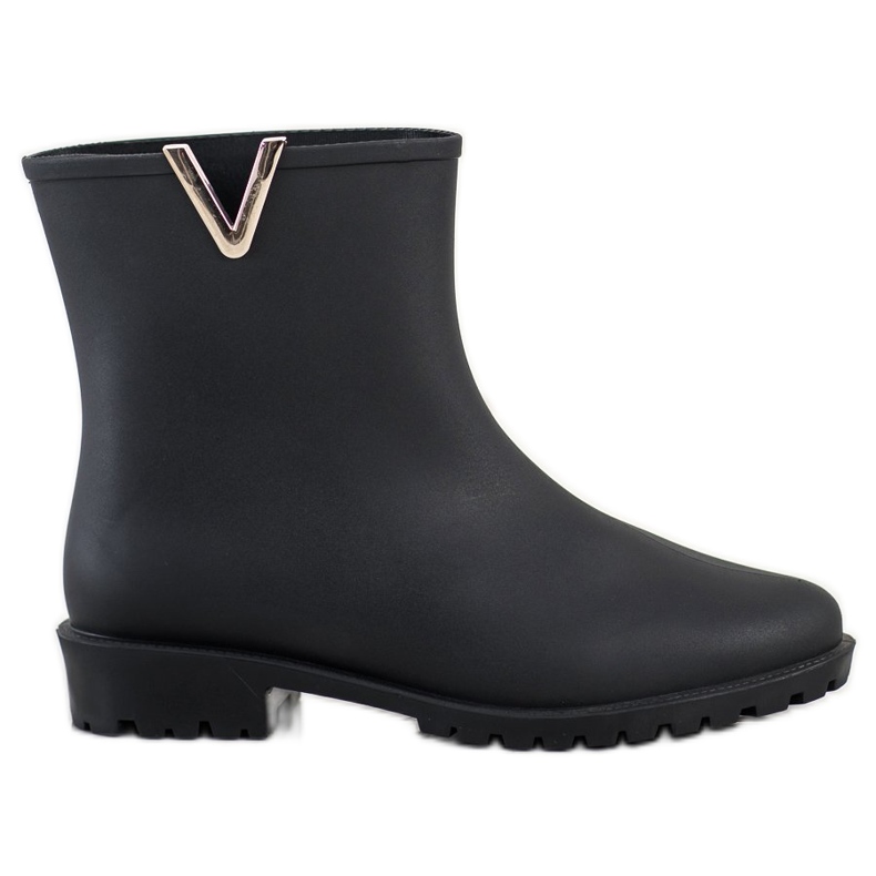 SHELOVET Botas de borracha pretas elegantes preto