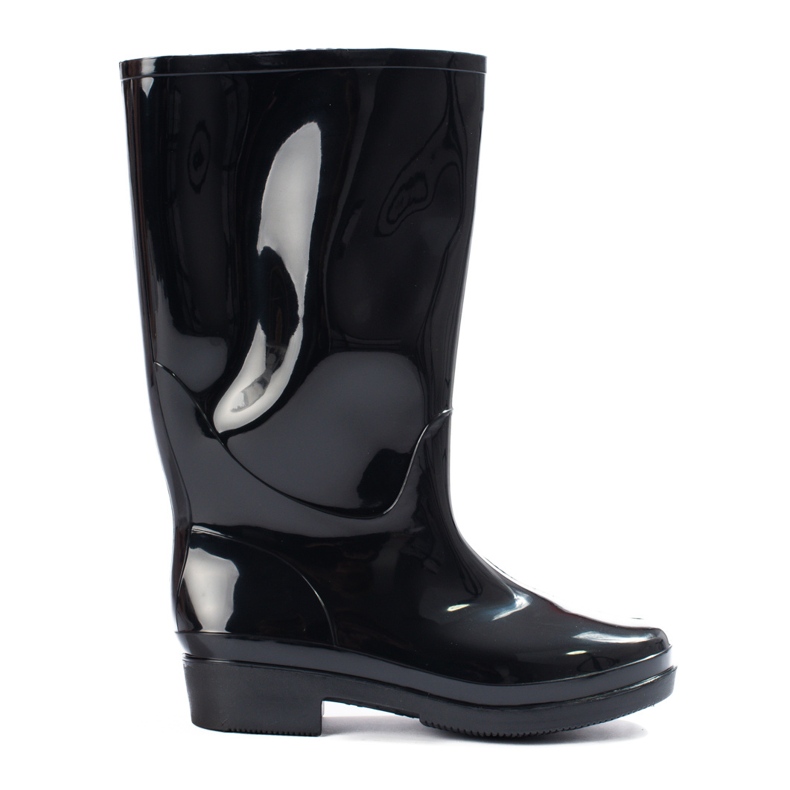 Galochas de alto brilho preto