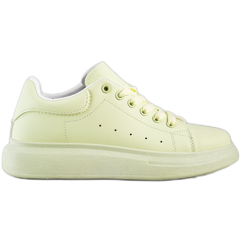 SHELOVET Tênis verdes na plataforma