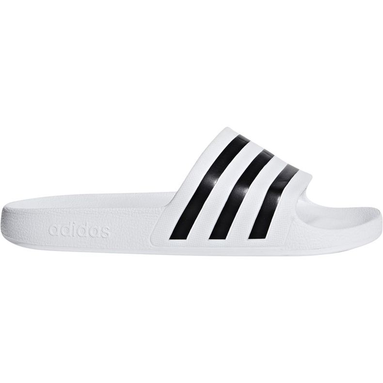 Chinelos brancos Adidas Adilette Aqua F35539 ['branco preto']