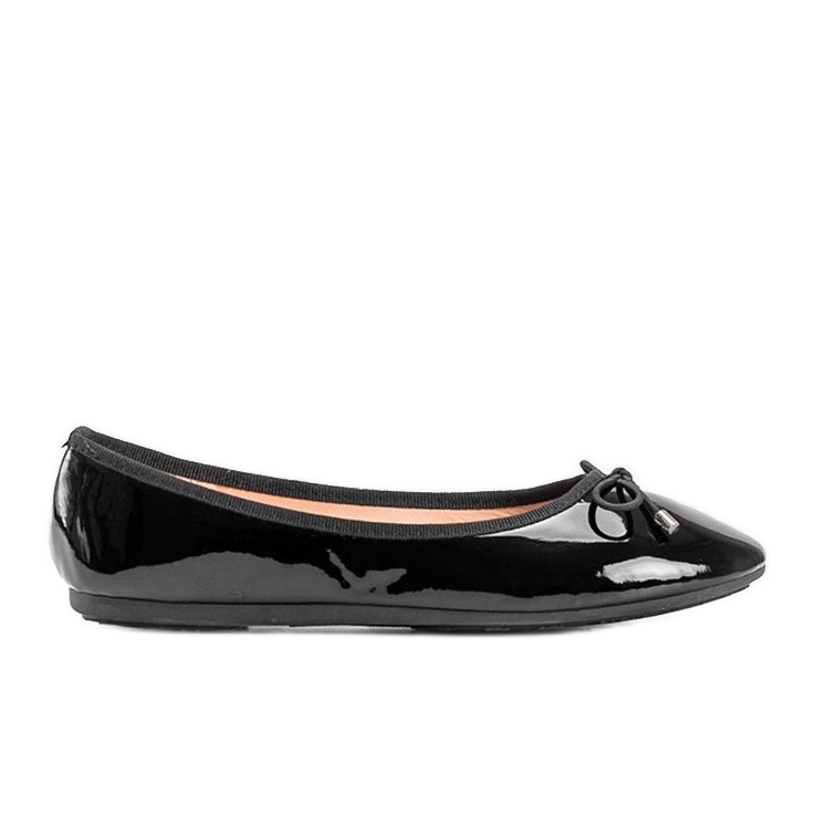 Bailarinas lacadas pretas DY-01Y preto