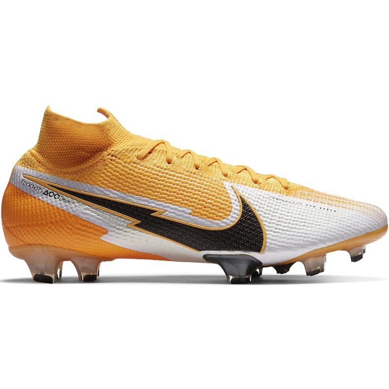 Chuteiras Nike Mercurial Superfly 7 Elite Fg AQ4174 801 laranja laranja