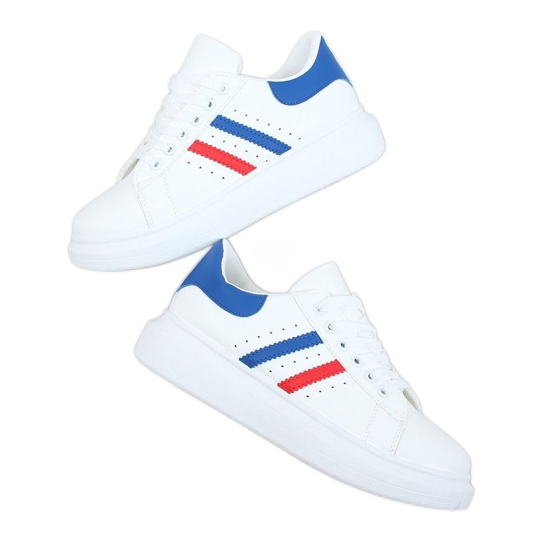 Tênis feminino branco VL139P azul