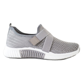 SHELOVET Calçados esportivos com cristais cinza SHELOVET Calçados esportivos com cristais cinza