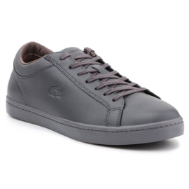 Lacoste Straightset 4 Srm Gry Couro M 30SRM4015 cinza