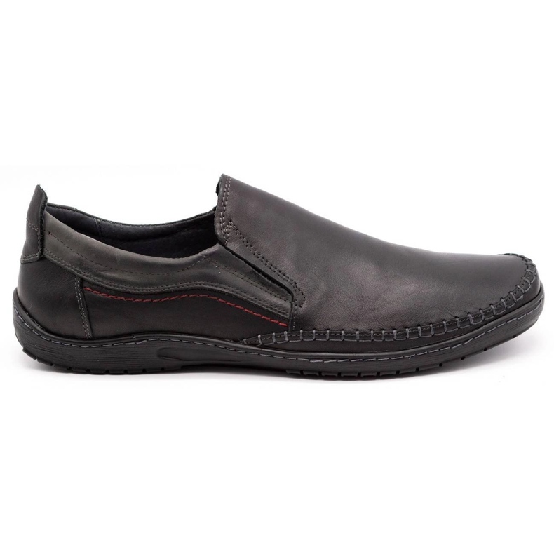 Mario Pala Brogues masculinos, mocassins 531 pretos