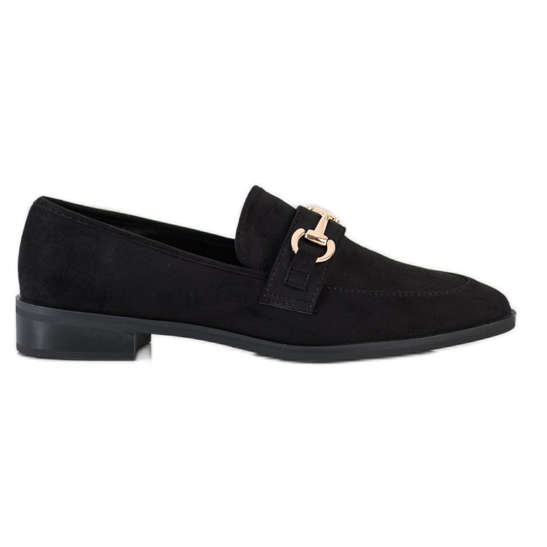 S. BARSKI Elegant Mocassins In Spitz preto