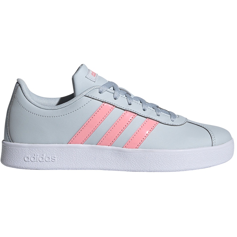 Sapatos infantis Adidas Vl Court 2.0 K azul-rosa FY9151