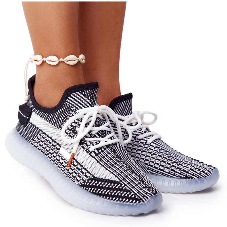 BM Sapatos esportivos com solado em gel preto Freestyler branco