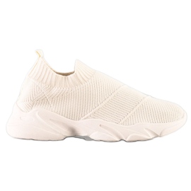 SHELOVET Calçados confortáveis de deslizamento bege SHELOVET Calçados confortáveis de deslizamento bege