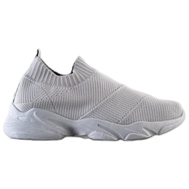 SHELOVET Calçados confortáveis de deslizamento cinza SHELOVET Calçados confortáveis de deslizamento cinza