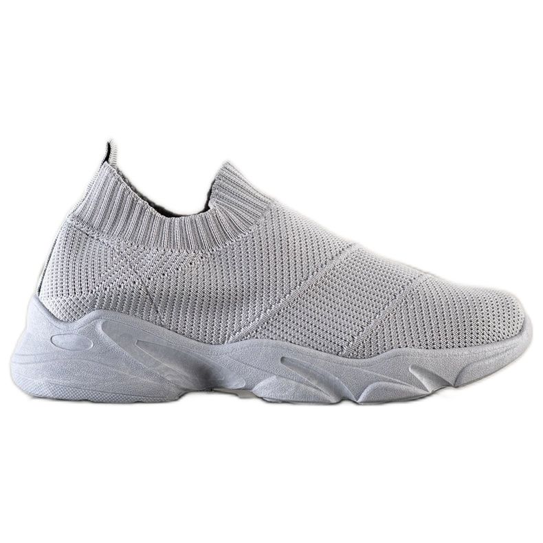 SHELOVET Calçados confortáveis ​​de deslizamento cinza