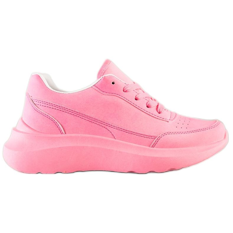 SHELOVET Tênis Classic Eco Couro rosa