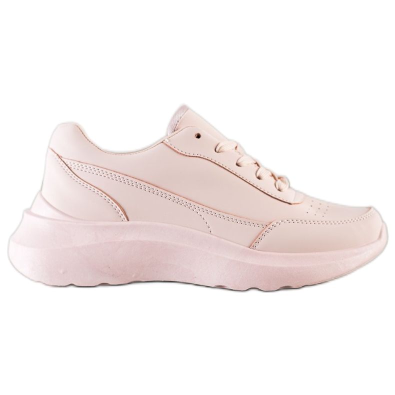 SHELOVET Tênis Classic Eco Couro rosa