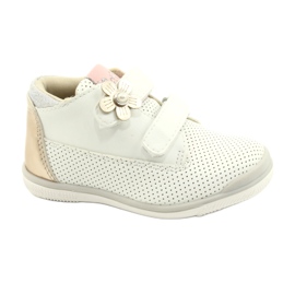 American Club Calçados Esportivos Com Velcro GC06 / 21 Branco e Dourado