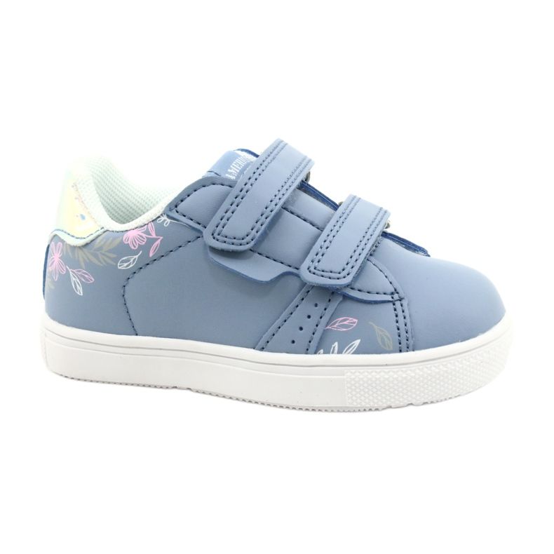 American Club Sapatos de velcro ES22 / 21 azul prata