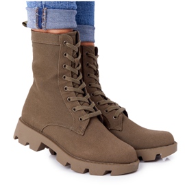 Botas Haley Trabalhadoras Verdes Femininas