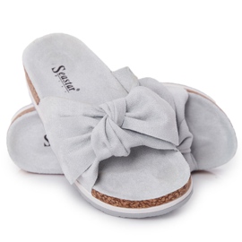 PS1 Chinelos na plataforma azul tão confortável