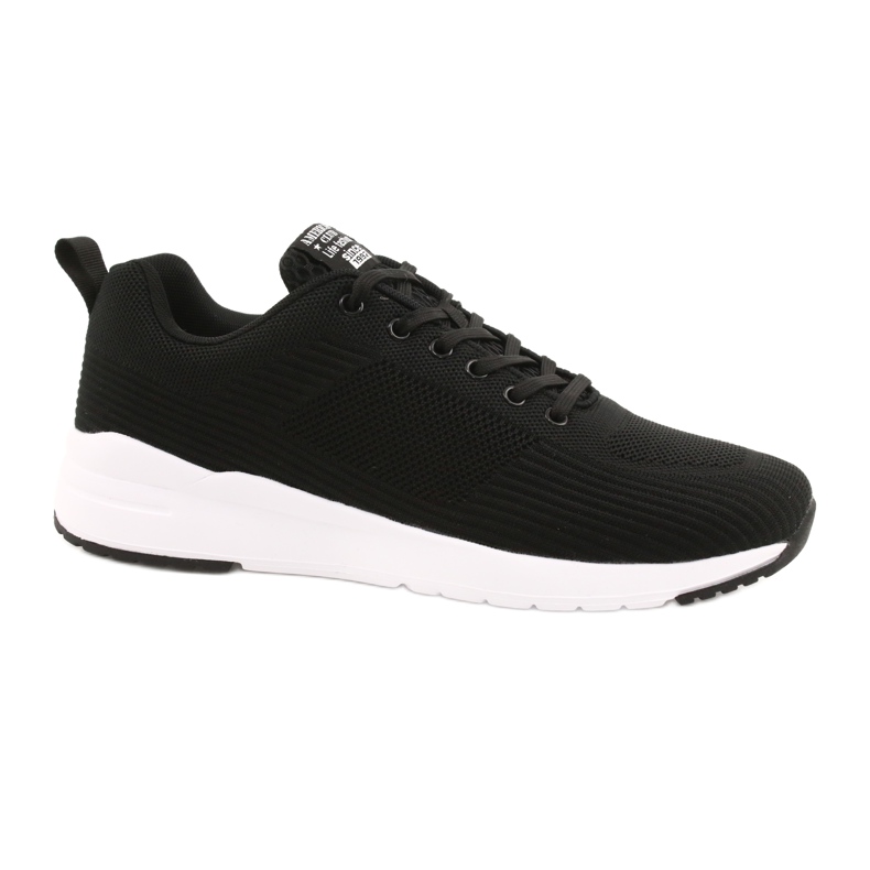 American Club Sapatos esportivos masculinos negros RD01 / 21 preto