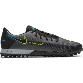 Chuteiras Nike React Phantom Gt Pro Tf pretas CK8468 090 preto preto Chuteiras Nike React Phantom Gt Pro Tf pretas CK8468 090 preto preto