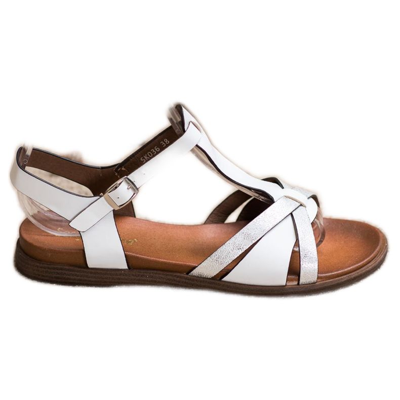 Sandálias brancas de Sergio Leone branco