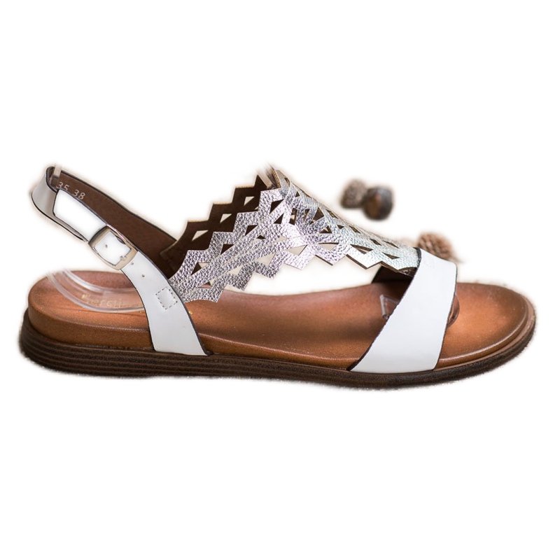 Sandálias Sergio Leone na moda branco