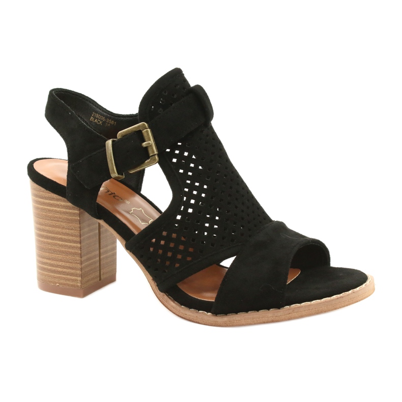 Evento Sandálias Femininas Openwork Preto 21SD35-3581